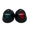 Marine Sport Lighting 12V-24V Marine Starboard GREEN and Port RED LED light set with Black Shell PR MSPS12BSGR - alternate 1